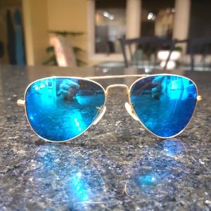 Aviator Flash Blue  Size 55-14